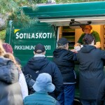 Sotilaskoti iltahartaudessa